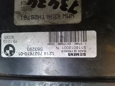 S118012001N ECU-MOTORSTEUERGERÄT UCE MOTORSTEUERGERÄT / 1214752761001 / S83293 /
