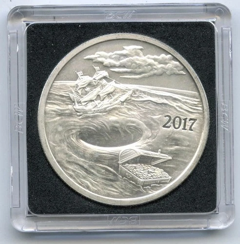 2017 Welcome to Silverbug Island 999 Silver Art Medal 1 oz Round - Q385