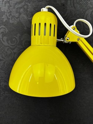 IKEA Tertial Yellow Drafting Lamp Articulating Swing Arm Architect 