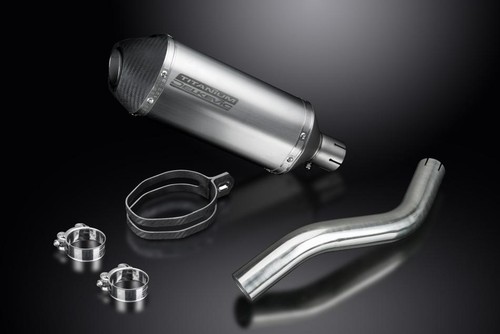 KAWASAKI Z800E 2013-2016 260mm X-OVAL TITANIUM BSAU SILENCER EXHAUST KIT - Picture 4 of 4