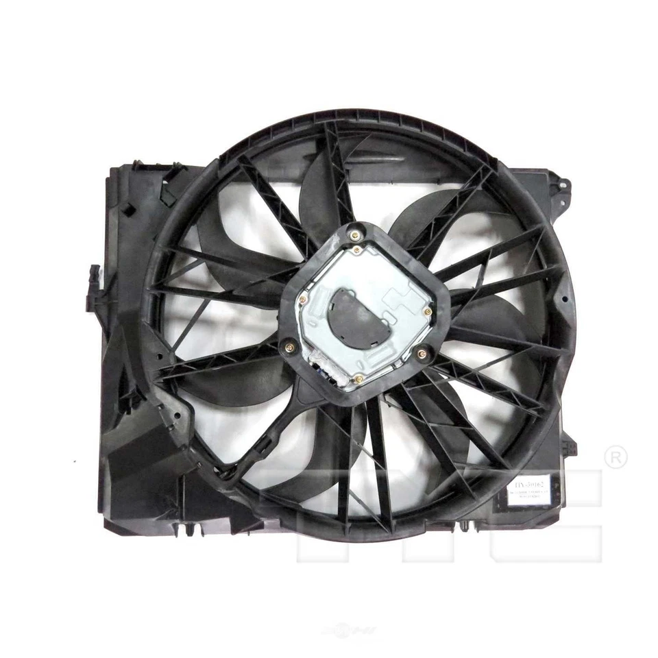 Ventilador de radiador y condensador doble para BMW 328i 328i xDrive 328xi TYC 2006-2013 Foto 2 de 3