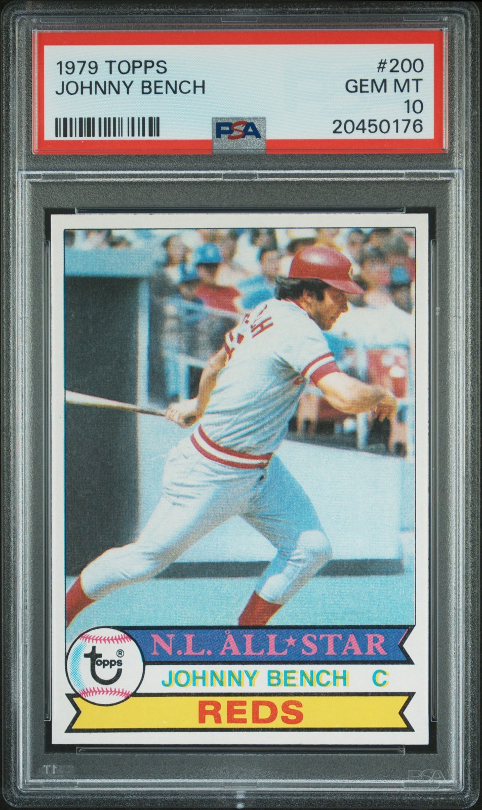 1979 TOPPS #200 JOHNNY BENCH PSA 10