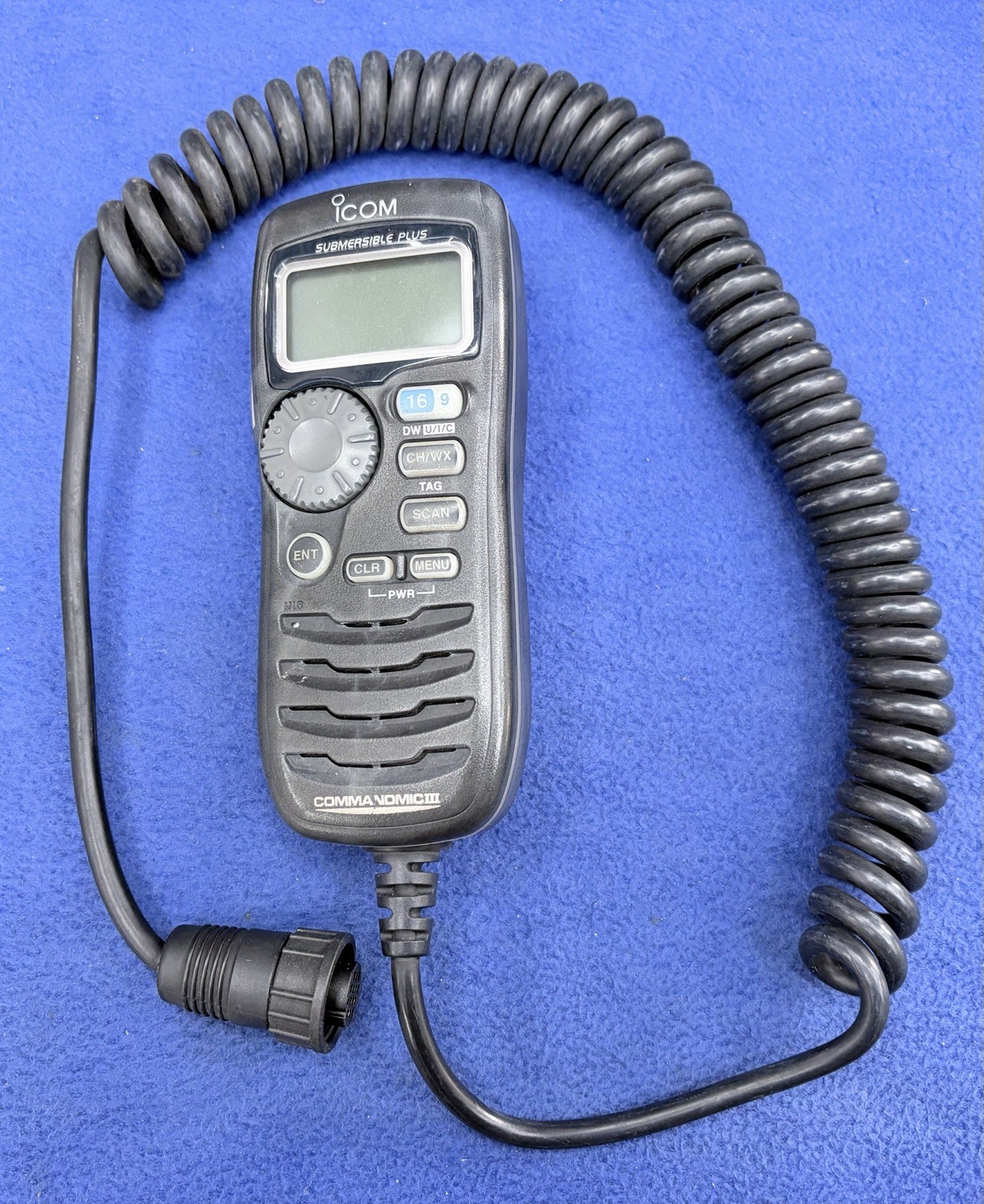 ICOM HM-162B Commandmic III Second Station Handset FOR IC-M6