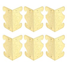 6 Pcs Baseboard Corner Protectors, Skirting Board Corner Protectors, Yellow