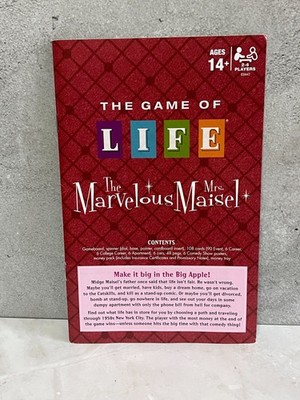 2019 the Game of Life The Marvelous Mrs. Maisel - Instructions