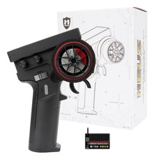 MEUS RACING ME-10B RC Transmitter 10 Channels 2.4GHz and Receiver with Black