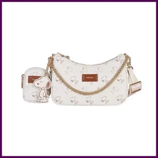 Women's High end 3-in-1 Shoulder Bag with Adjustable Wide Shoulder Strap