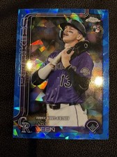 2025 Topps Chrome Update Sapphire Zac Veen Rockies