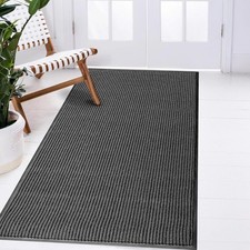   Durable Rubber 3'x5' Commercial Door Mat Heavy Duty Indoor/Outdoor Easy Clean