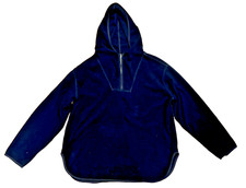 H M Women's Medium Black, 1/4 Zip, Soft Sweatshirt Hoodie