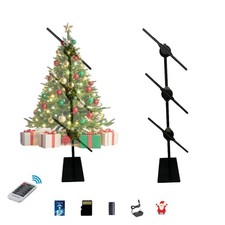 3dhologramfan Led Fan Projector 16.5" Christmas Tree Holographic Display with...