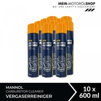 Mannol 9770 Carburetor Cleaner Vergaser Reiniger Vergaserreiniger 10X600 ML