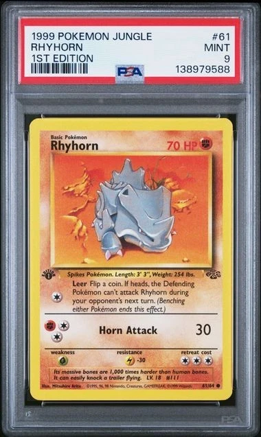Rhyhorn Pokémon TCG Cards for sale | eBay