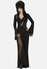 RUBIE'S ELVIRA MISTRESS OF THE DARK HALLOWEEN COSTUME WOMEN'S STANDARD SIZE 12