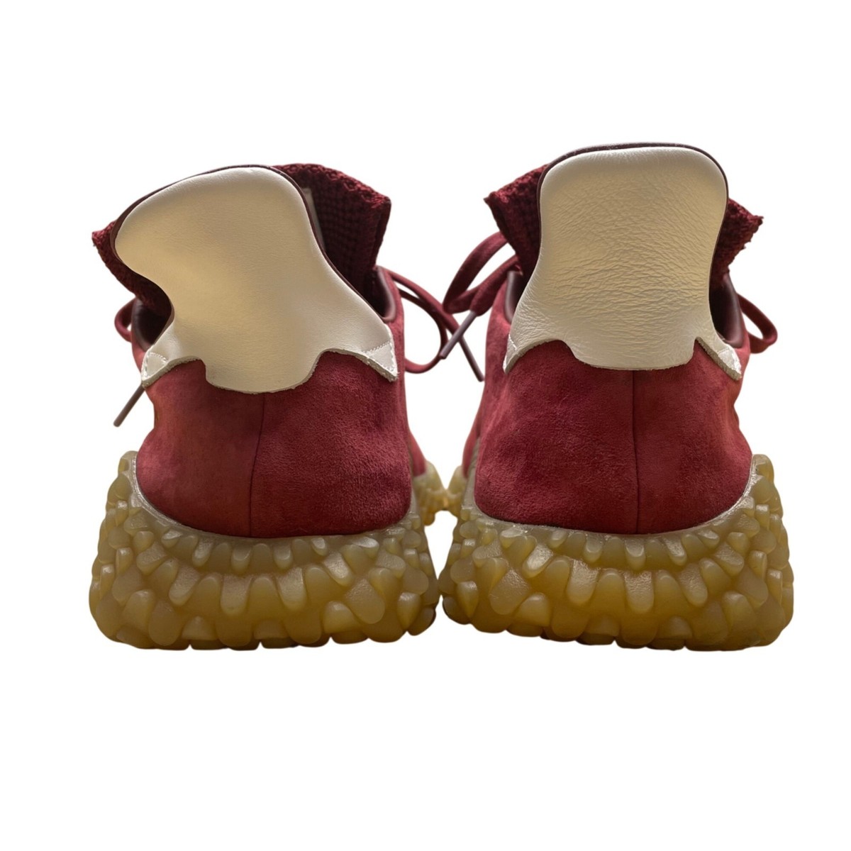 Adidas Kamanda Burgundy Suede Chunky Gum Sole Sneakers 13.5 Streetwear Y2K Retro adidas Kamanda Sneakers for Men for Sale | Authenticity  main image 2