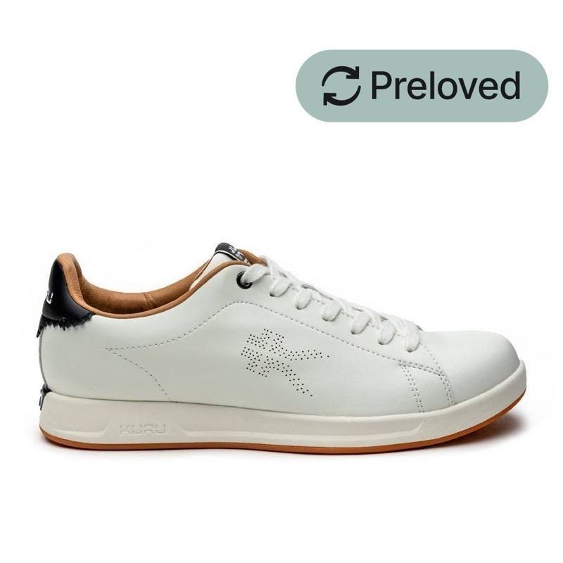 KURU Footwear Women’s ROAM Sneaker Size 10 Medium Bright White Jet Black