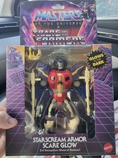 MOTU x TRANSFORMERS Starscream Armor Scare Glow Masters Of The Universe In Hand