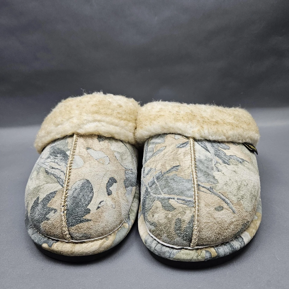 Old Friend Buffy 鞋女式 6 蓝色迷彩夏尔巴人磨损拖鞋骡子木屐 — 第 2/4 张图片