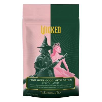 Wicked Pink Green Beauty Matcha Tea, 2.96 oz Bag for Healthy Living