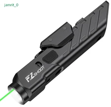 1700L Rifle Light Green Laser Combo, Magnetic Rechargeable Strobe