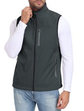 Gilet Polaire Homme Sans Manche Gilet Outdoor Veste Légère de Travail Blouson...