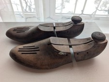 Pair of Vintage Vented Shoe Trees Size 9 - E Solid Wood Shoe Stretcher