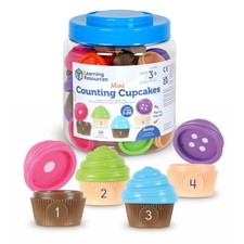 Learning Resources Mini Counting Cupcakes Birthday Cake Sensory Toys LER6796