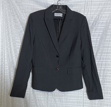 Calvin Klein Women's Charcoal Blazer size 6