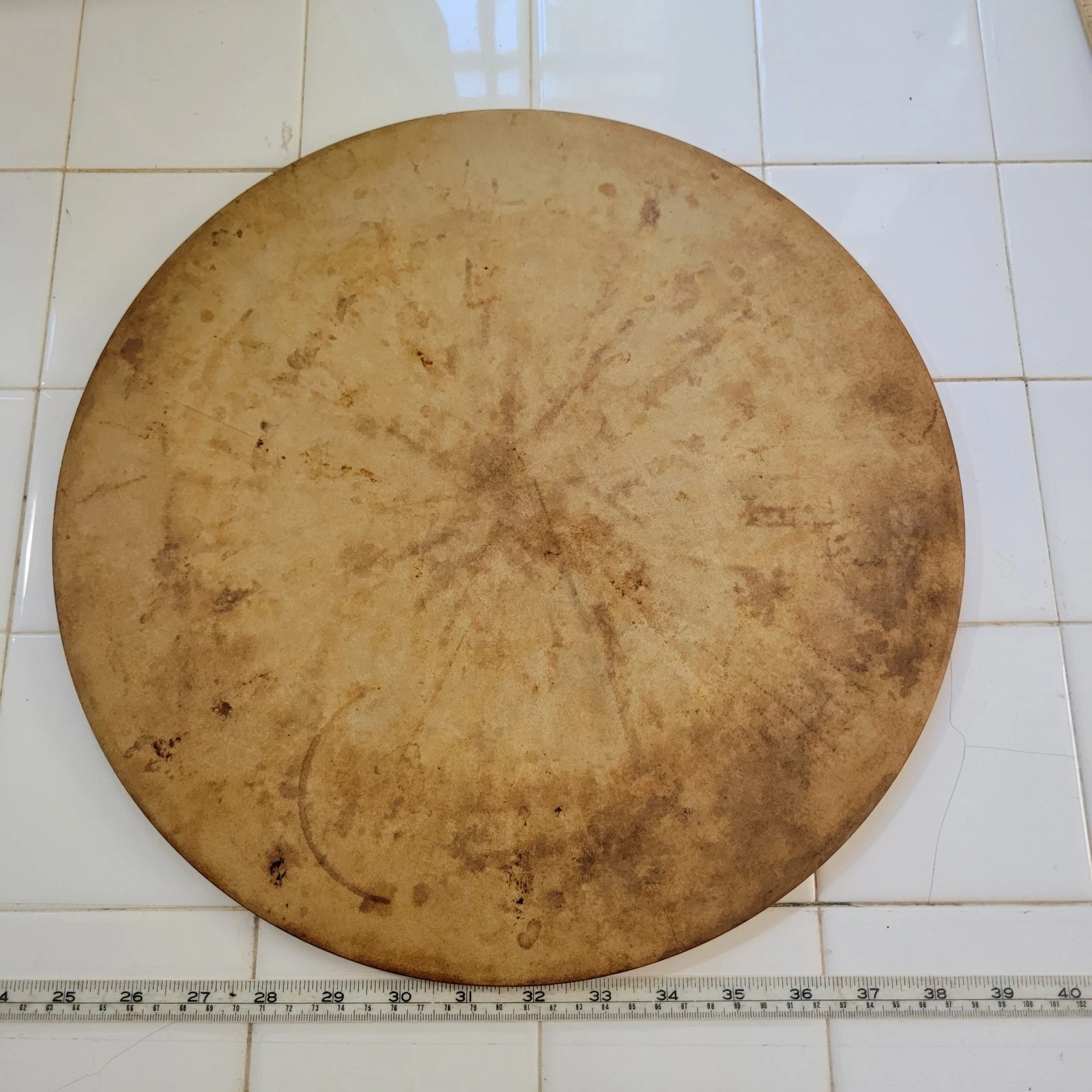 Unbranded 15" Pizza Stone Round Tan Seasoned Heavy Duty Bakeware 26-1099
Opens in a new window or ta