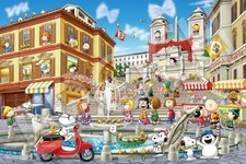 1000 Piece PEANUTS Snoopy in Rome Jigsaw Puzzle 2025 Japan New F/S Collection