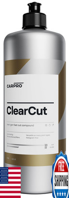 CARPRO Clear Cut Correction Compound 34oz Heavy Cut Car Paint Scratch Repair Det
