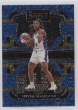 2024 Select WNBA Concourse Light Blue Disco Prizm /125 Crystal Dangerfield 02v3