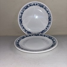 4Pc Corelle OLD TOWN BLUE ONION Luncheon Plate 8.5  