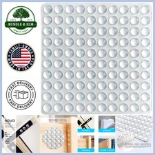 Self-Adhesive Clear Bumper Pads - 100 Sound Dampening Rubber Feet for Furniture