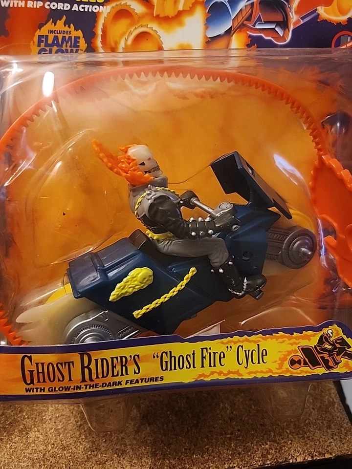 Ghost Rider Flamin' Stunt Cycles Ghost Fire Cycle & Vengeance Steel Cycle  Foto 4 de 4