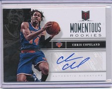 2012/13 PANINI MOMENTUM CHRIS COPELAND AUTOGRAPH MOMENTOUS ROOKIES