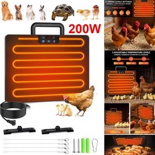 Chicken Coop Heater Radiant Chicken Heater for Inside Coop 200W Adjustable Temp