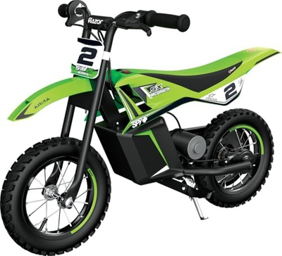 #ad RAZOR SX125 12V 100W MCGRATH DIRT ELECTRIC BIKE STEEL FRAME 15118235 GREEN $278.17