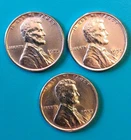 1955-P,D,S Lincoln Wheat GEM BRILLIANT RED UNCIRCULATED See Pic Nice Coin 3 lot