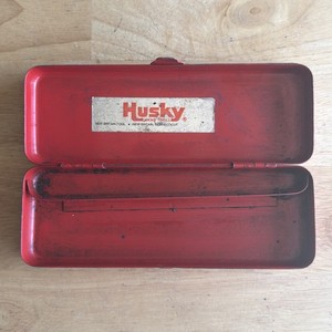 Husky x New Britain Tools Red Socket Case for 1/4" Drive Socket Set Vintage USA