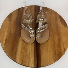 New NWOB Big Kids Kurt Geiger Mini Deliah Brown Leather Sandals Size 3 Y