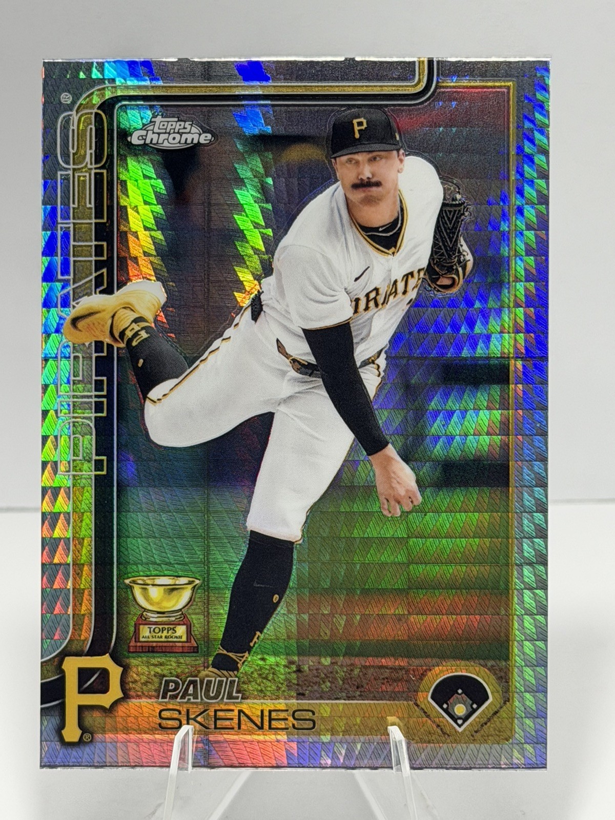 2025 Topps Chrome - Paul Skenes #300 Prism Refractor