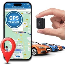 GPS Tracker Mini Magnet Kinder Auto Fahrrad Kinderortung Satelliten Alarm App