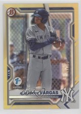 2021 Bowman Draft 1st Edition Gold Foil 21/50 Alexander Vargas #BD-121 0s9t