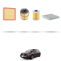 Hoffcar Set Service - 4 Filter FüR Renault Vel Satis 2.2 DCI 85Kw Von 2004