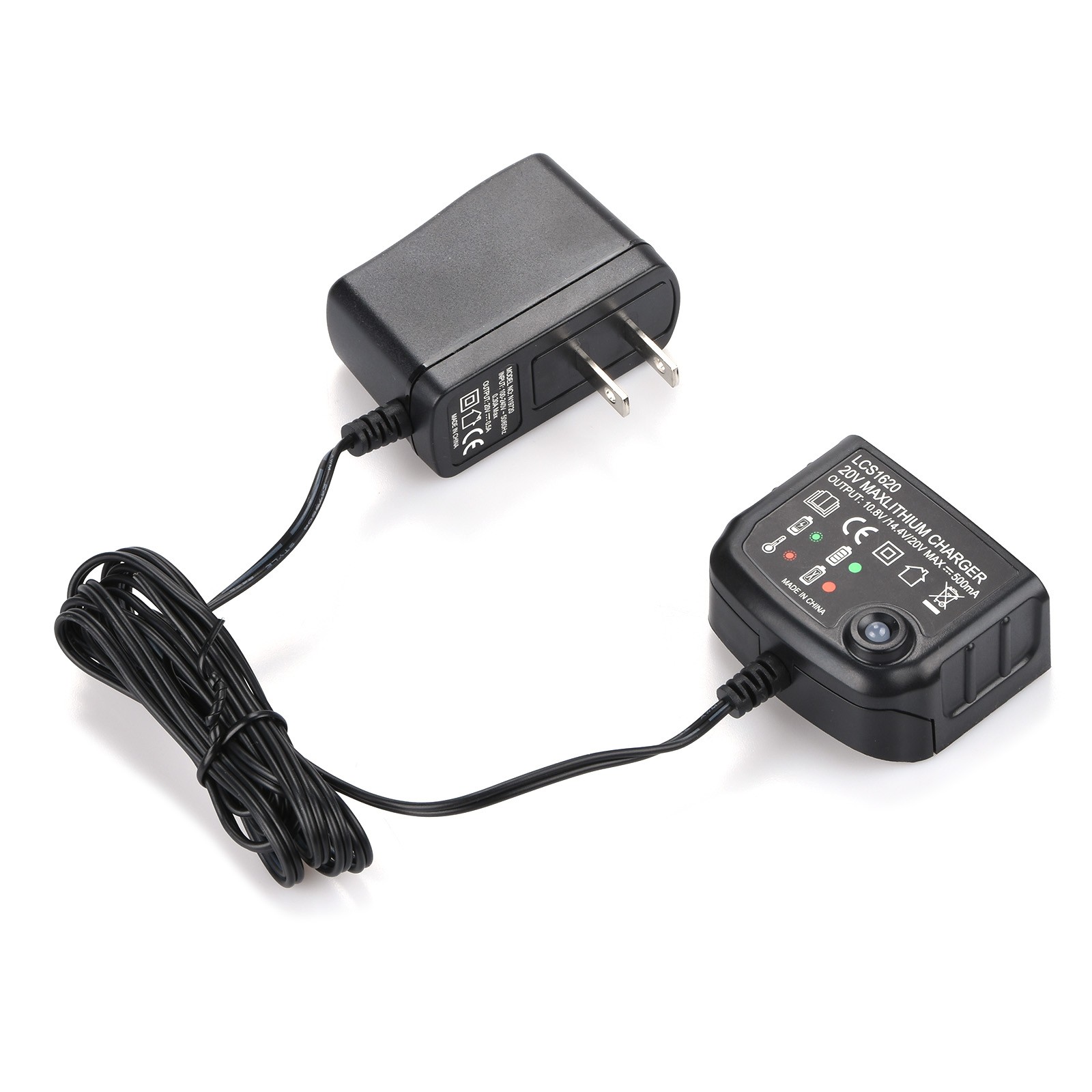 1 PC 20V Black Lithium-Ion Battery Charger Fit For Black and Decker Battery