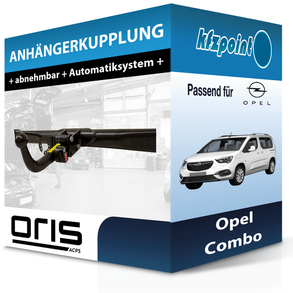 Oris AnhäNgekupplung Abnehmbar Passend FüR Opel Combo 06.2018-Jetzt Neu-image