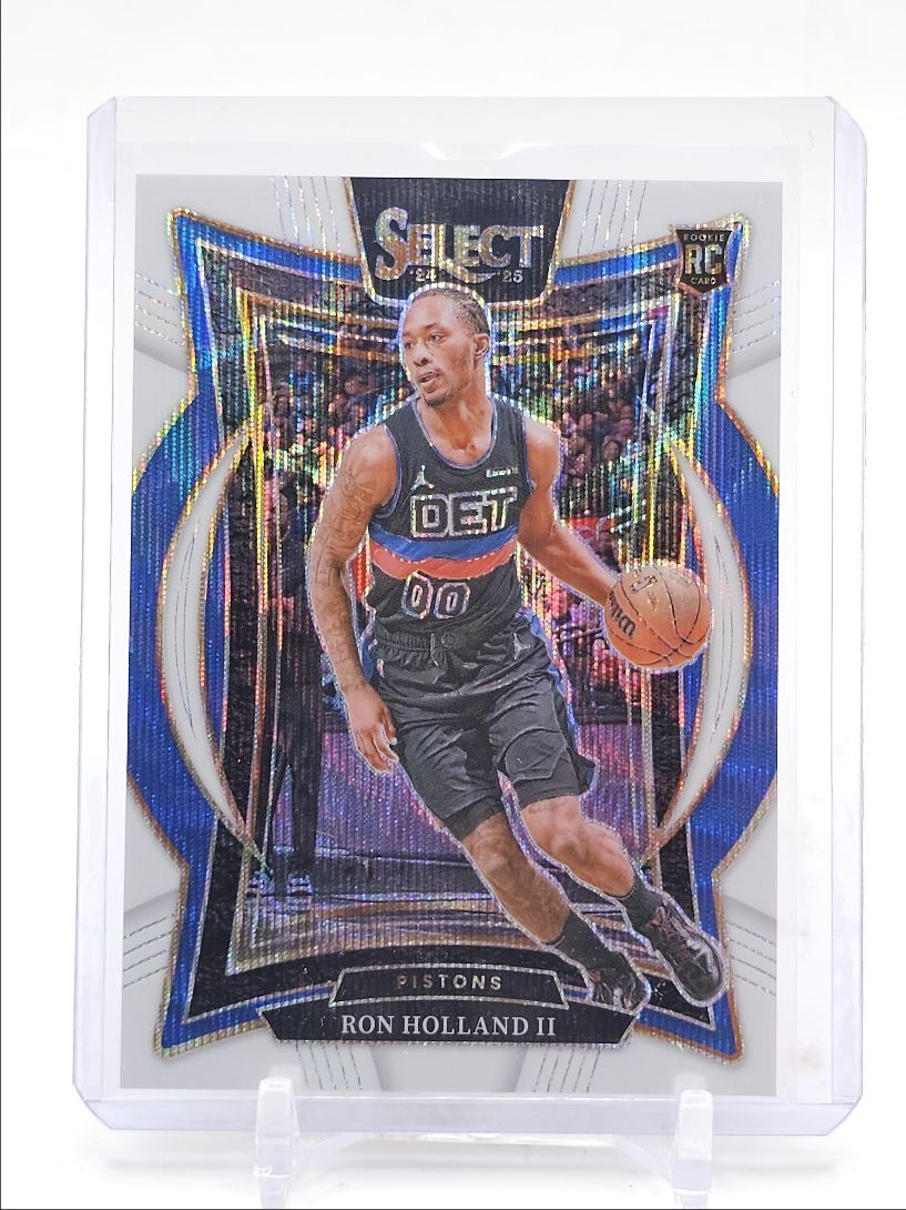 RON HOLLAND II 2024-25 SELECT CONCOURSE ROOKIE WHITE WAVE PRIZM RC /99 Q3464