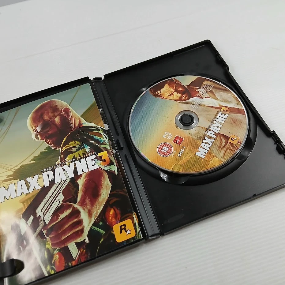 Max Payne 3 (2012) - PC Game - 4-Disks with Manual - Image 3 of 4
