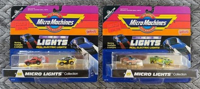 NEW - Micro Machines Micro Lights Collections #12 & #17 Excellent Condition